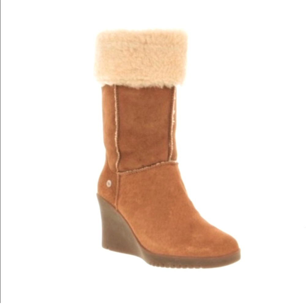 UGG Joslyn Suede Shearling Boots size 6